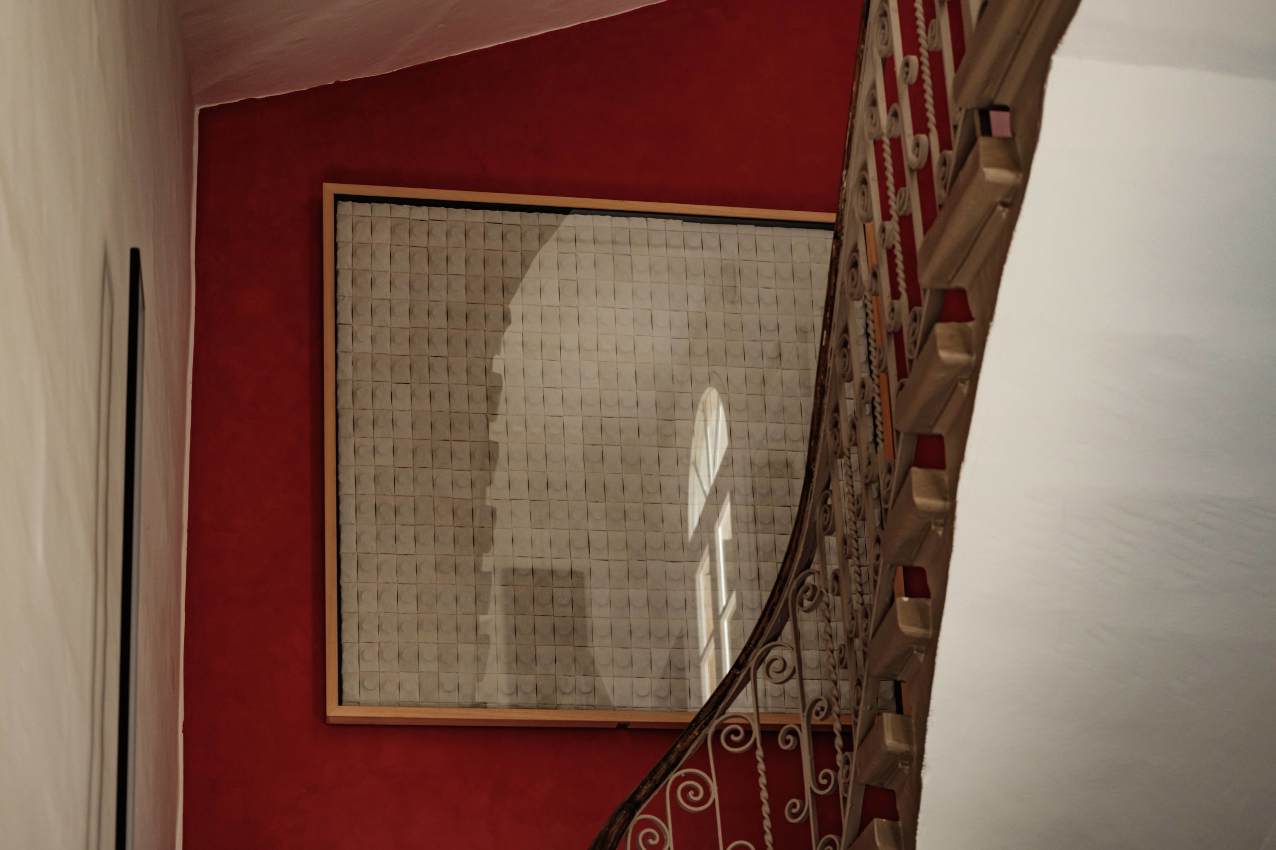 The Snop House staircase - Artwork by Maxine Attard - photograph by Brian Grech