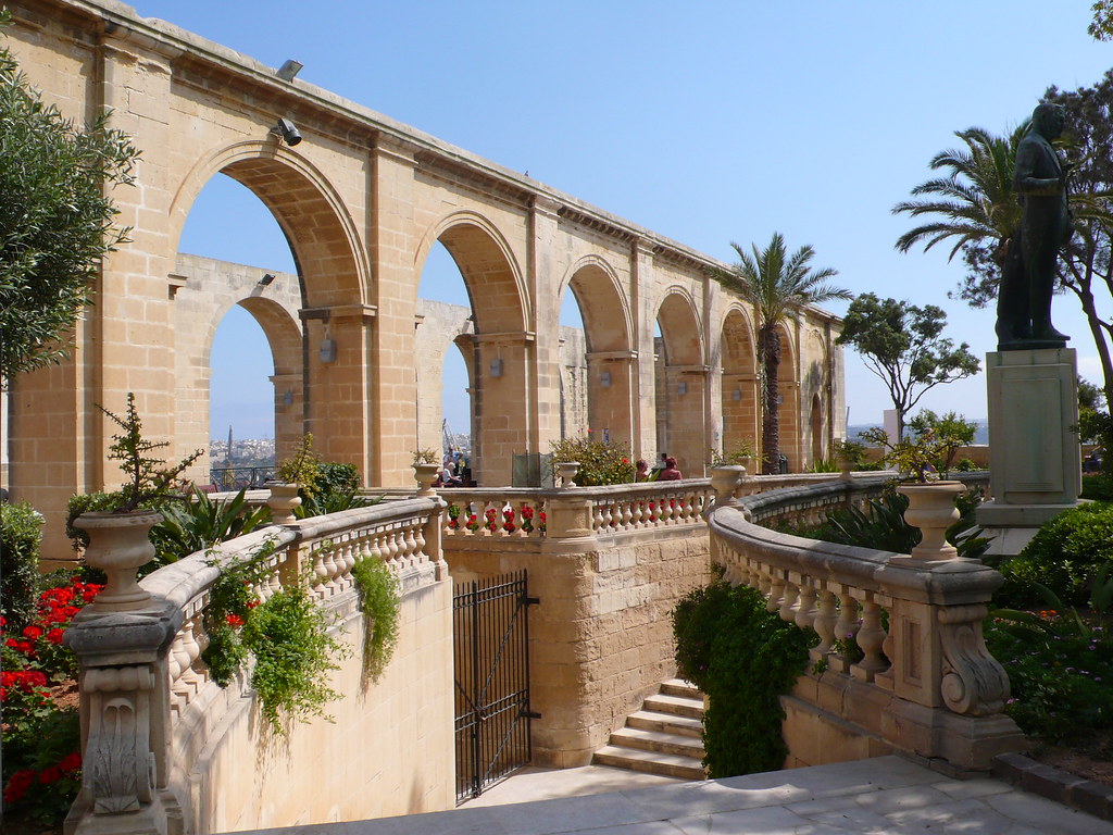 Upper Barakka Gardens in Malta