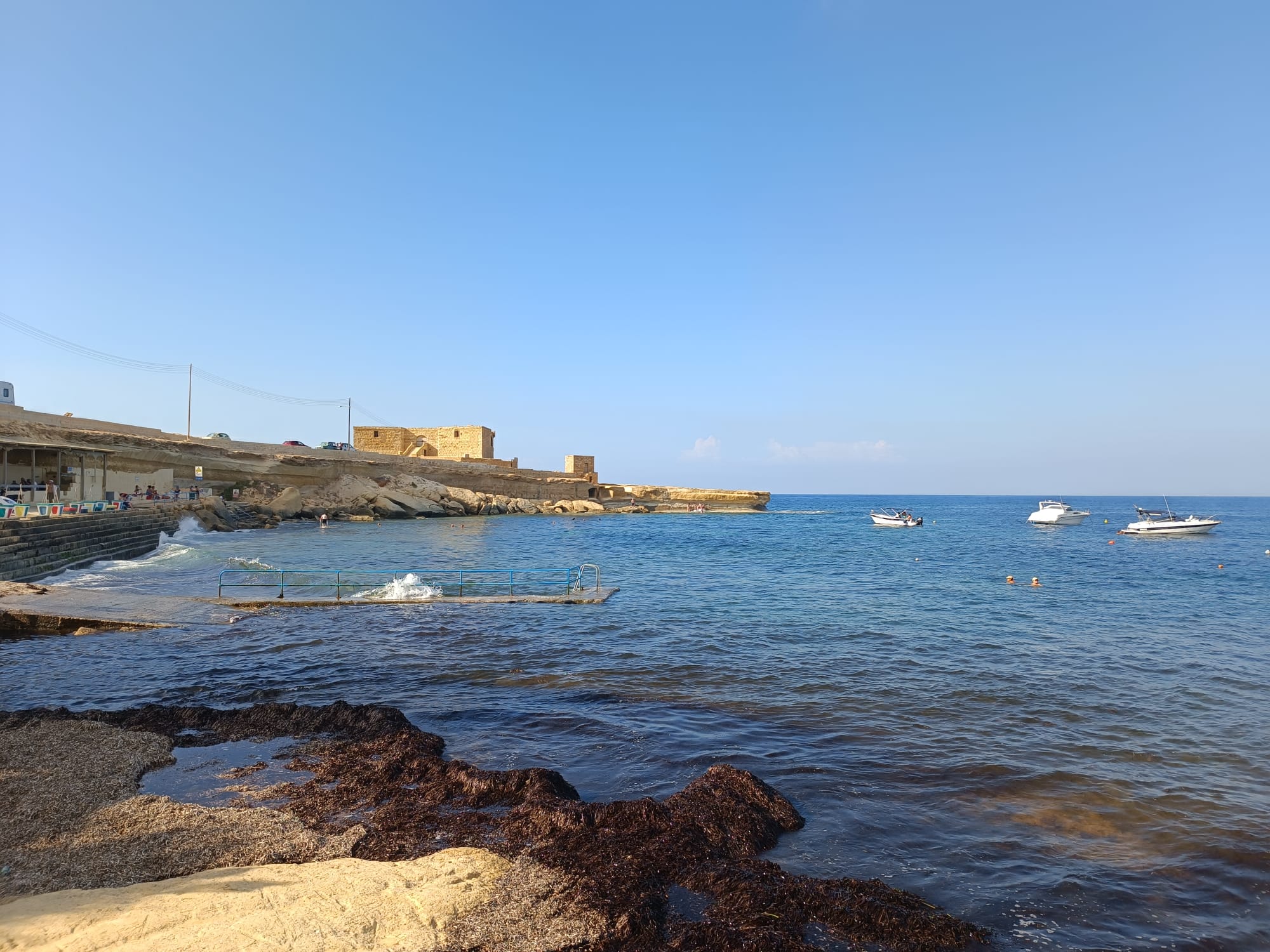 The sea at Xghajra, Malta