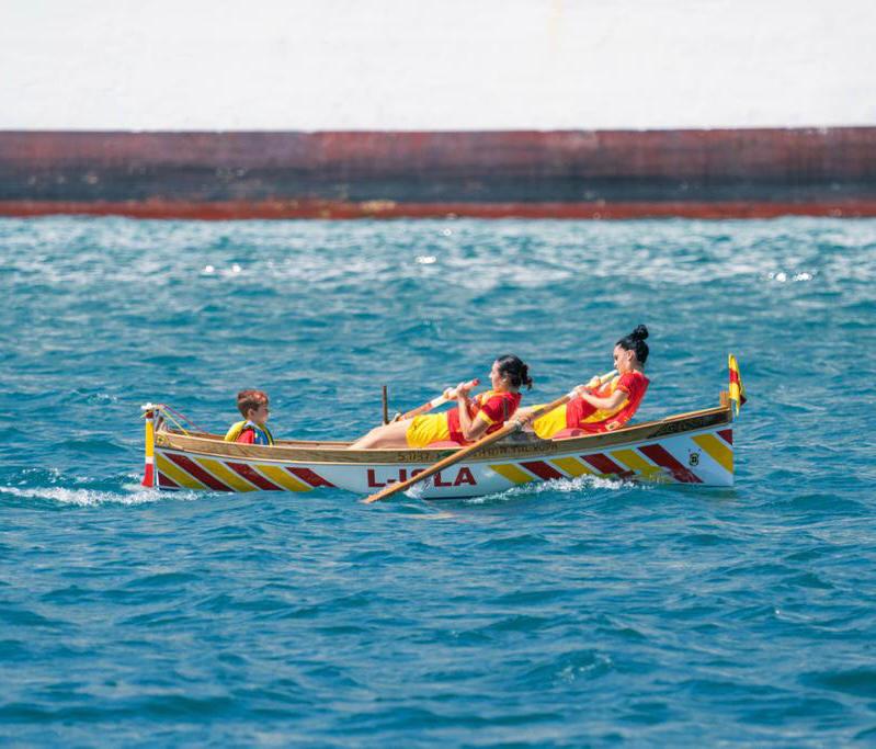 Our guest relation host at The Snop House, Aaliyah Bonello, is also one of the female competitors from the Isla Regatta Club performing on a Frejgatina