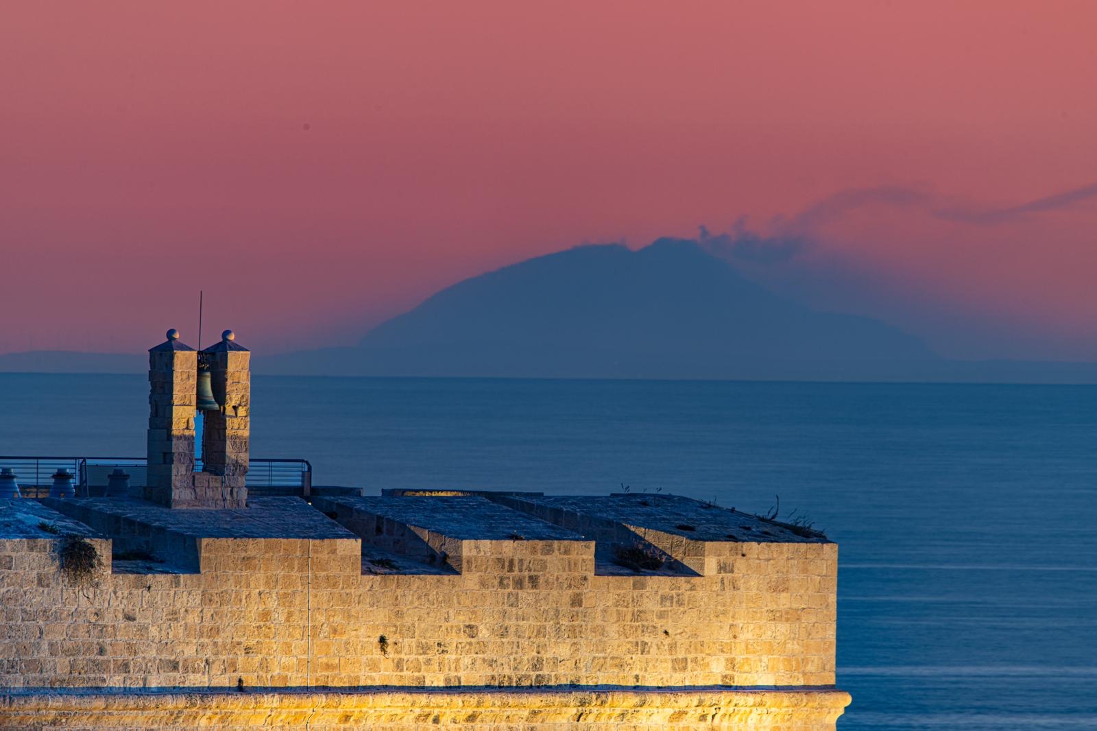 A view of Mount Etna from the Snop House, by Daniel Cilia