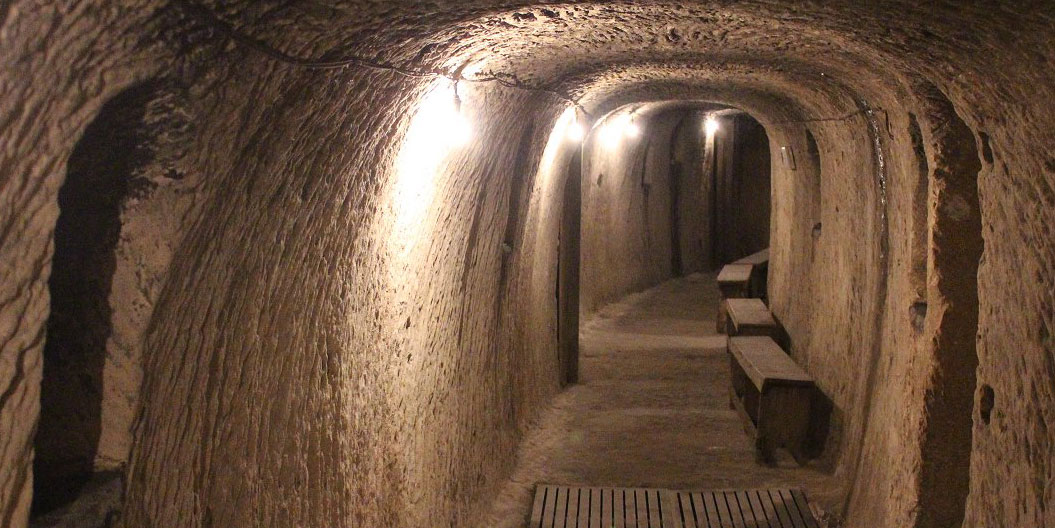 The shelter in Birgu’s war museum