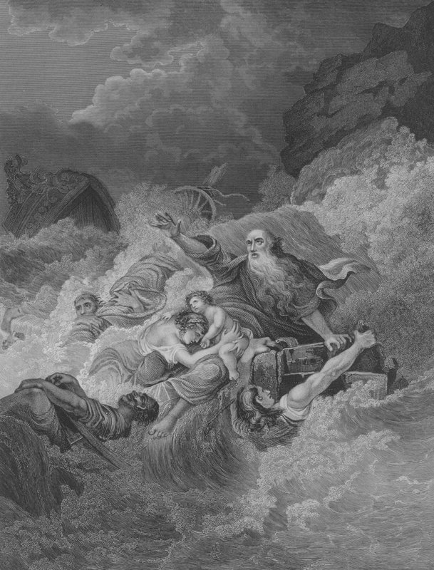 The Shipwreck of St Paul (engraving from Philippe de Loutherbourg) The Shipwreck of St Paul (engraving from Philippe de Loutherbourg)