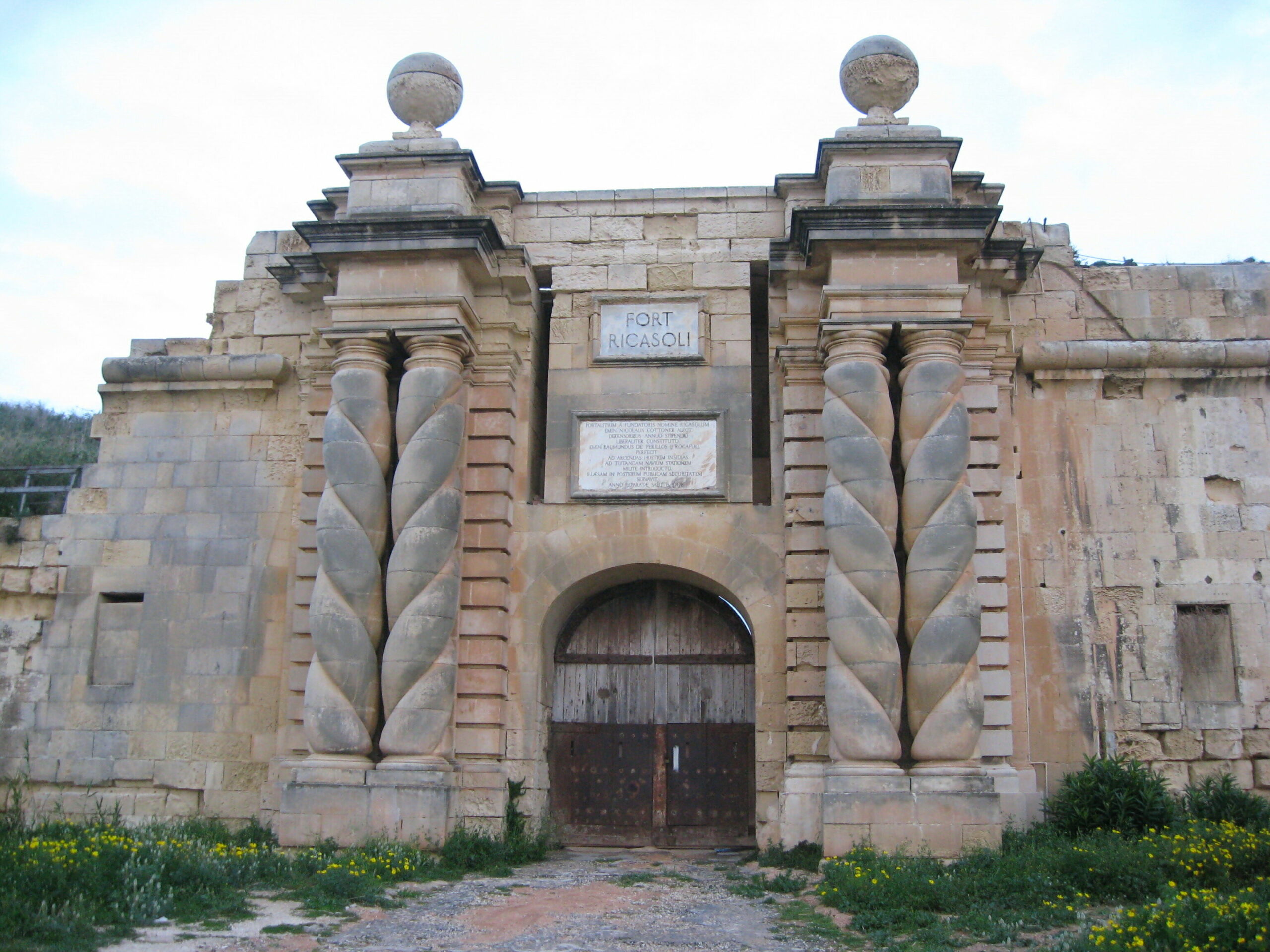 Fort Ricasoli - Main entrance