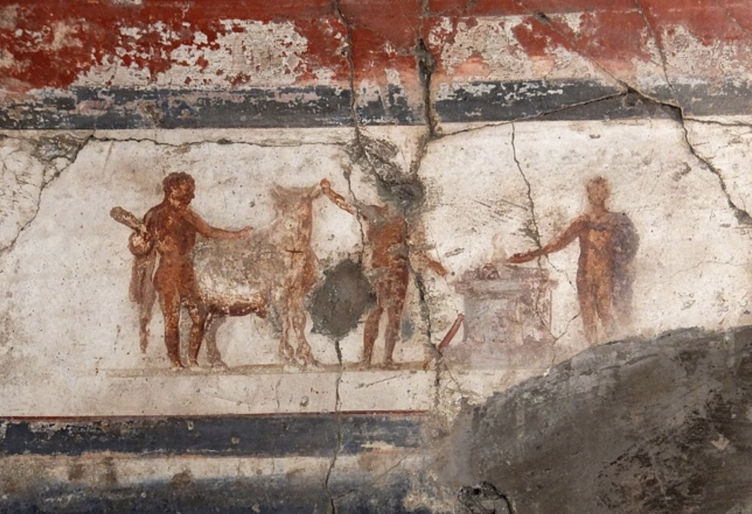 Fresco found at Herculaneum Fresco found at Herculaneum