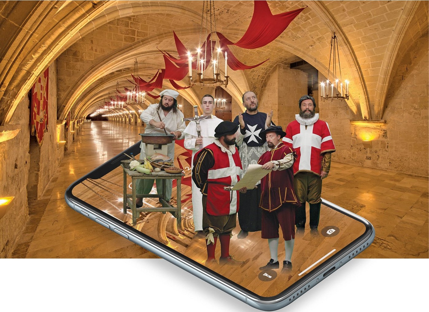 Reliving The Sacra Infermeria, copyright AR Museum Reliving The Sacra Infermeria, copyright AR Museum