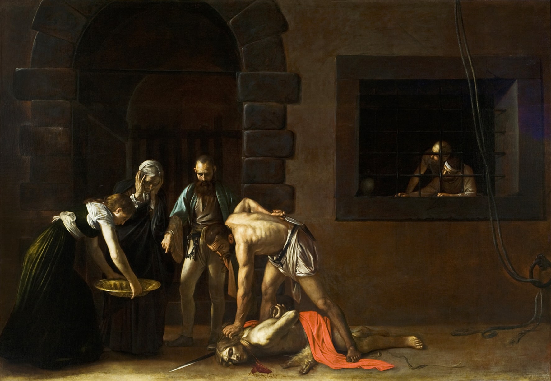 The Decapitation of Saint John the Baptist, 1607 by Caravaggio The Decapitation of Saint John the Baptist, 1607 by Caravaggio