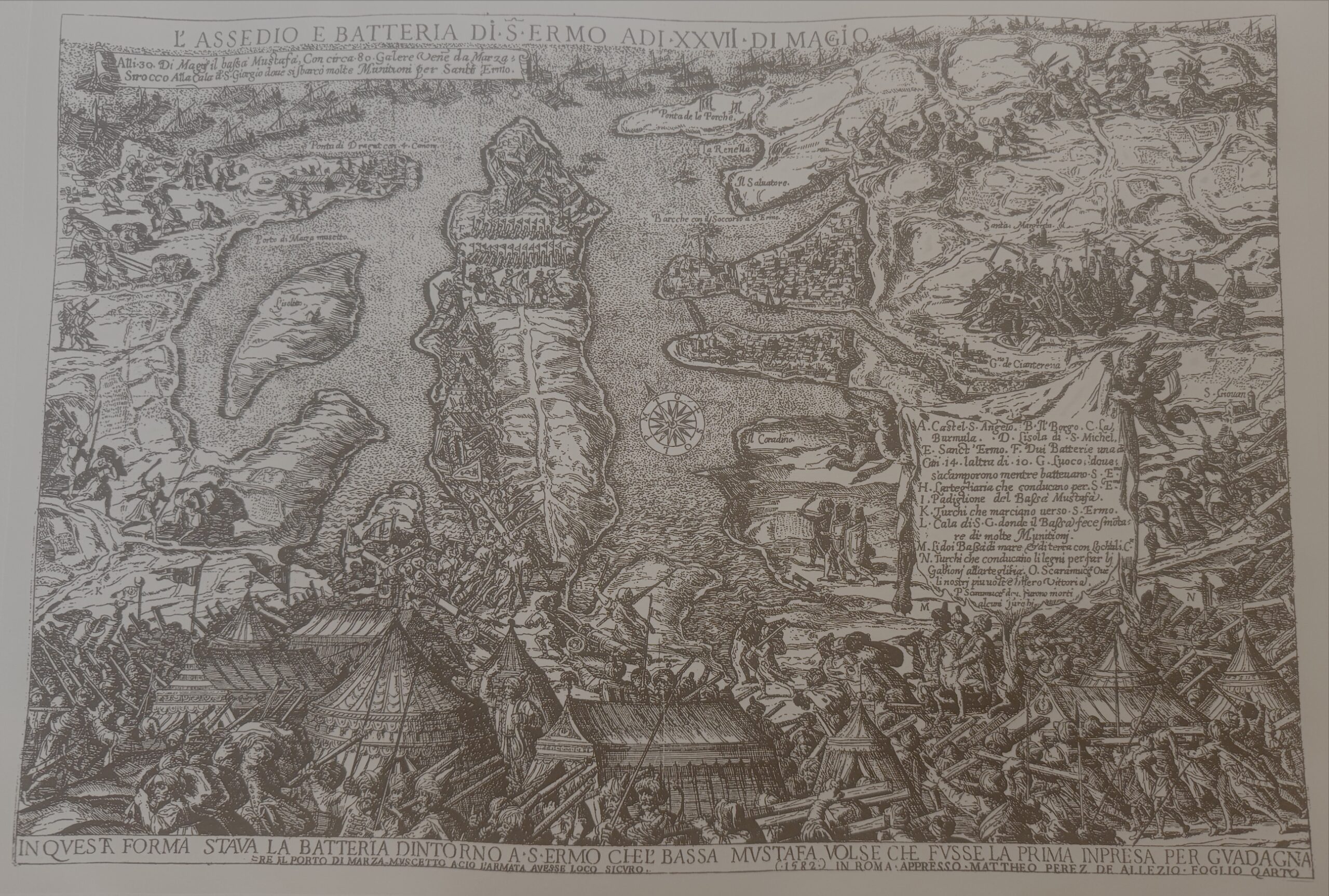 grand siège Mattéo Perez di Allecio ( Roma 1582)